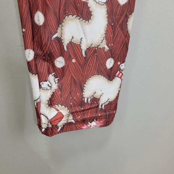 Lovely Llama Print Leggings‎ One Size Fits All - Picture 5 of 6